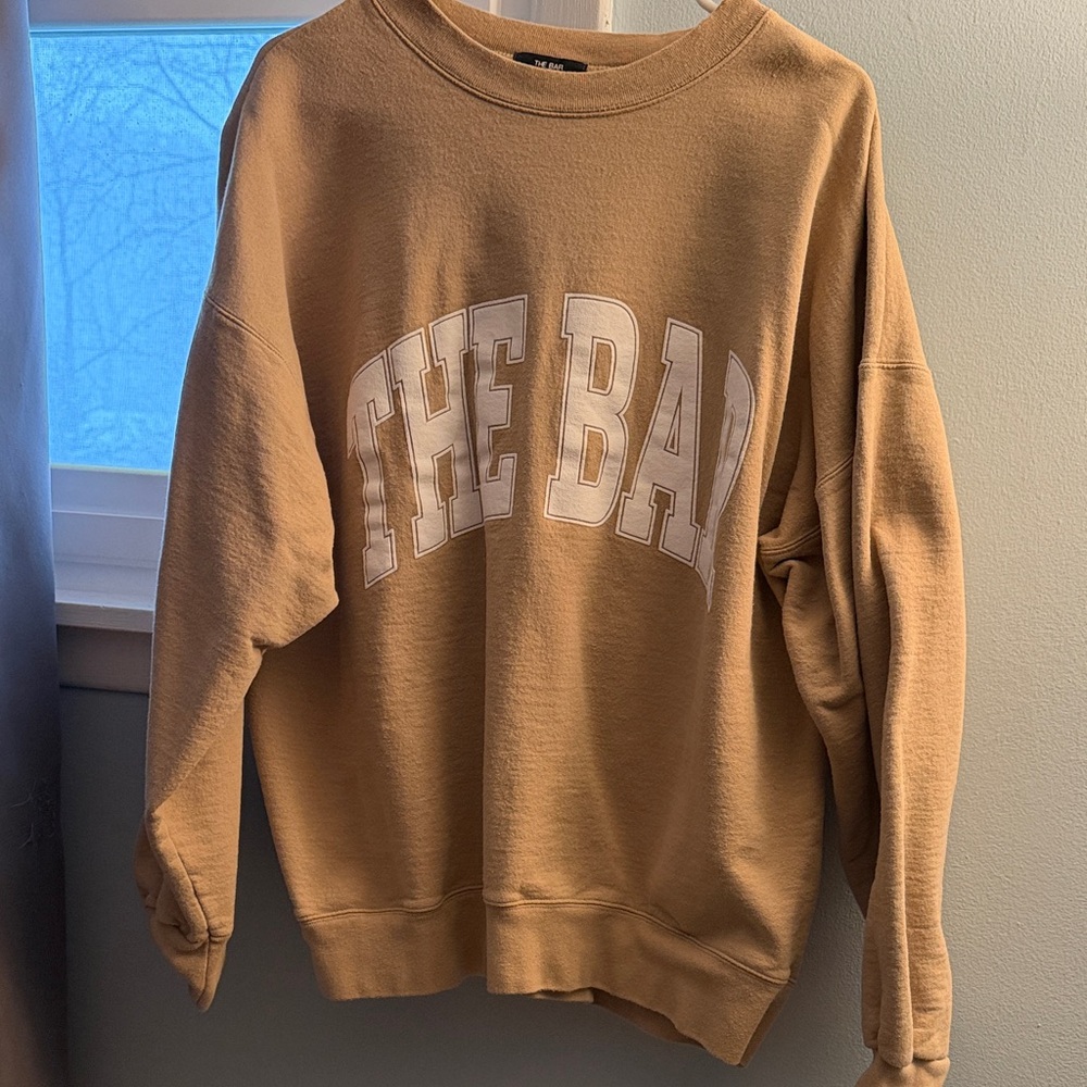 XL The Bar Tan Crewneck